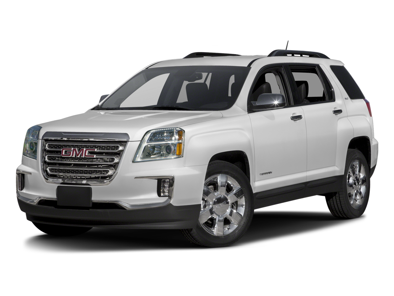 2016 GMC Terrain SLT in Crimson Red Tintcoat — front three-quarter view