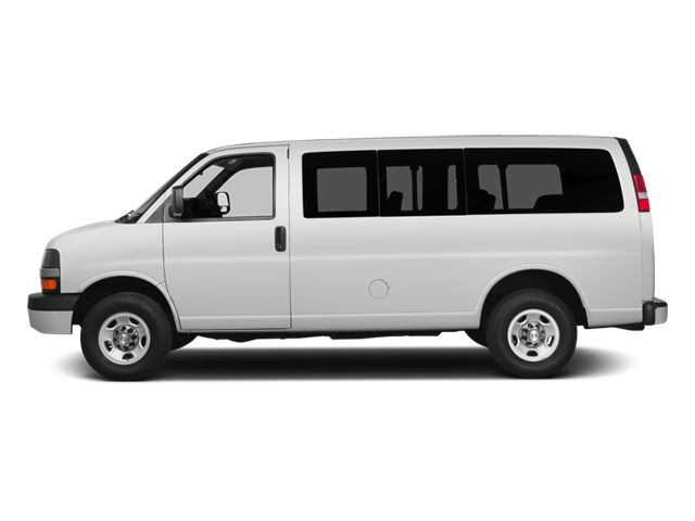 2014 Chevrolet Express Passenger 3500 — rear three-quarter view