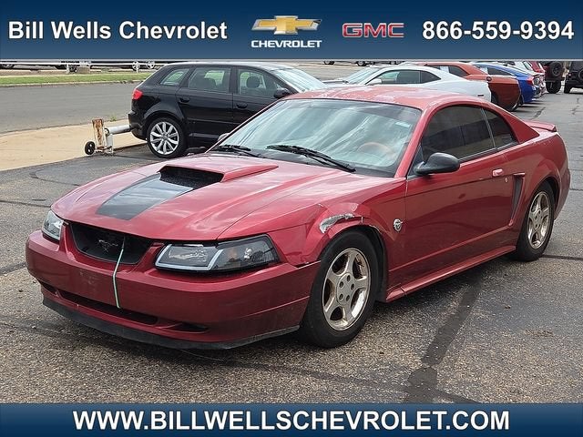 2004 Ford Mustang Standard in Maroon — front three-quarter view