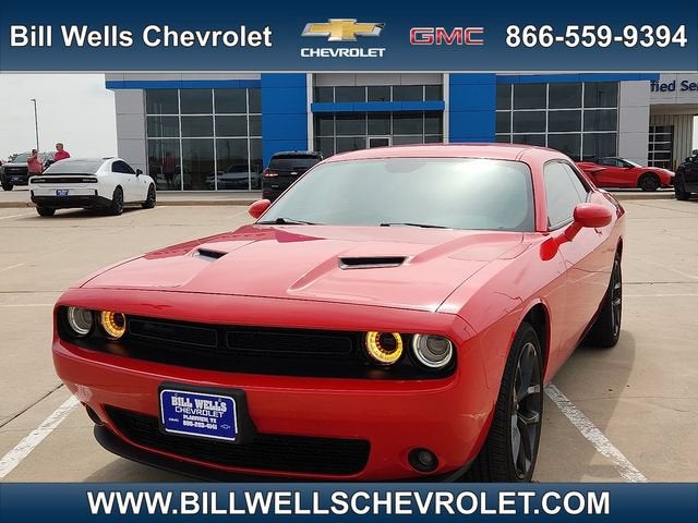 2023 Dodge Challenger SXT in Red — front three-quarter view