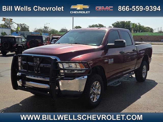 2018 RAM 2500 Tradesman in Red — front three-quarter view